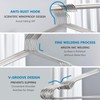 Fayleeko Wire Coat Hangers - 17.7 Inch Heavy Duty Stainless