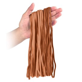 YAZANY 50Pcs Large Elastic Rubber Bands, 180mm Sturdy Thick & Stretchable Primary Colours Bands, Natural Elastic Bands for School Home Office Supplies Industrial Crafts DIY Everyday Use