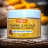 TURMERIC CLAY MASK with Vitamin C - Brush included &