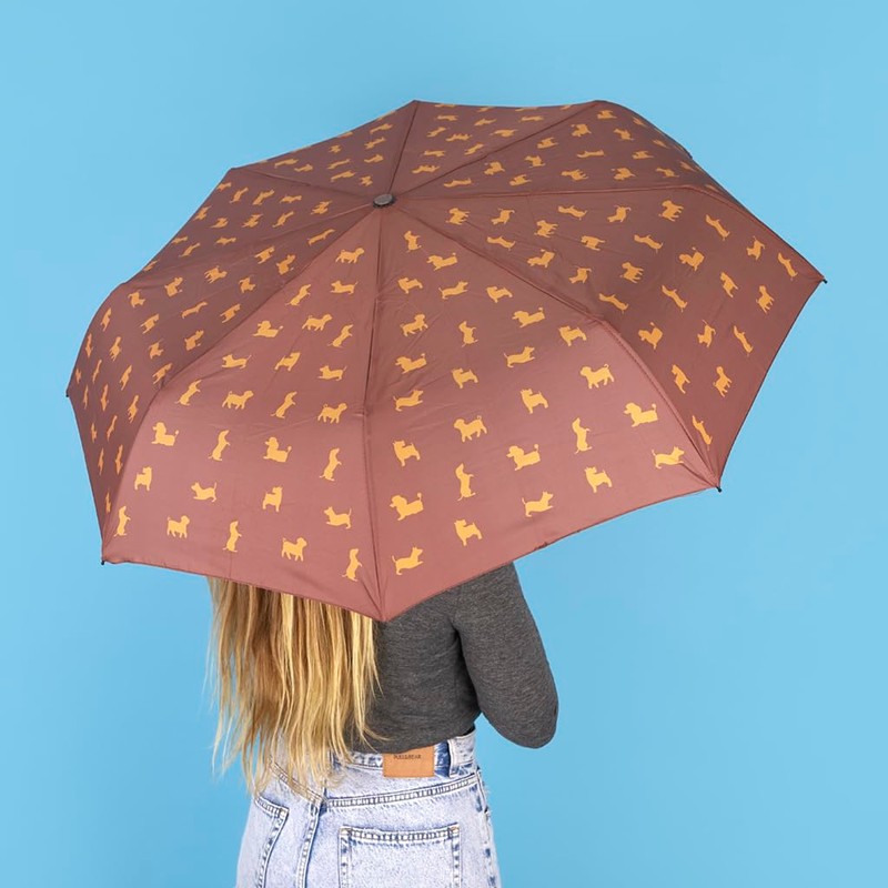 balvi Umbrella Puppymbrella colour brown including neoprene shell in the