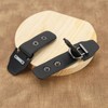 LT Easiyl 4 Pairs Black Metal Leather Clasp Fasteners PU