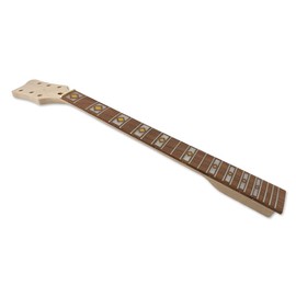 ModouString Maple Guitar Neck, 24.75" Scale Electric Guitar Neck 24 Fret with Rosewood Fingerboard - Bolt-On Heel Soild Wood
