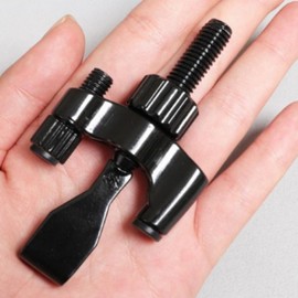 Portable Travel Hotel Door Security Device - Double Lock Door Lock Black 5ea