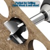 NICAVKIT Tungsten Steel Forstner Drill Bit, 75 mm, Professional Forstner
