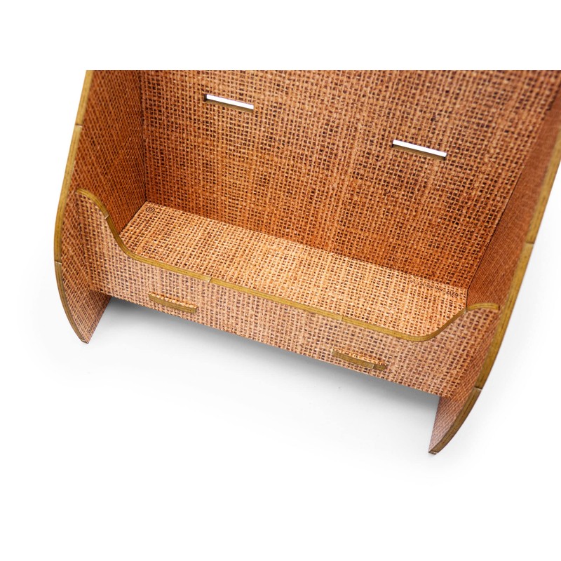 stableco 1 x Ecological Brochure Stand DIN A6 Horizontal with