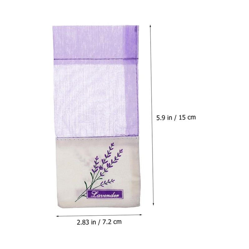 Mobestech 50pcs Empty Lavender Sachet Bags for Dried Lavender Drawstring