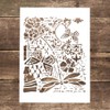 DIY Decorative Butterfly Stencil Template for Painting on Canvas Wood
