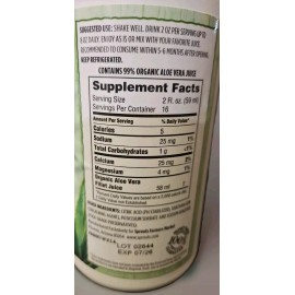 Sunflower Farmers Market Aloe Vera Gel, 32 fl oz (960 ml) Full Strength Dietary Supplement