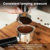 AMZCHEF Coffee Tamper 53 mm Espresso Tamper Stainless Steel Coffee