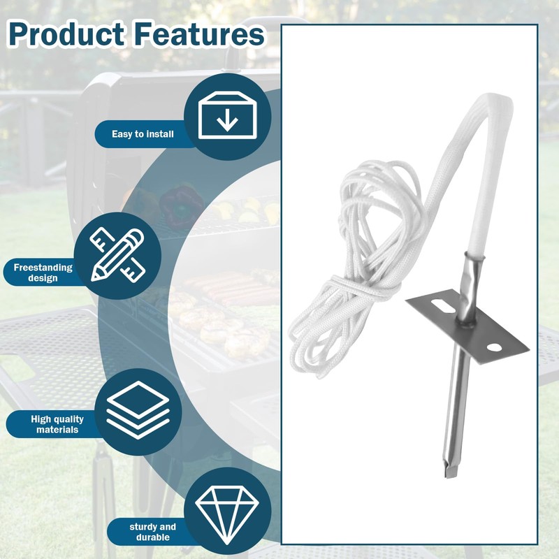 007008-000 RTD Detector/Sensor Replacement for Viking Range Replaces AP5671406