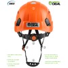 GREEN DEVIL Safety Helmet Hard Hat with Visor Chinstrap Adjustable