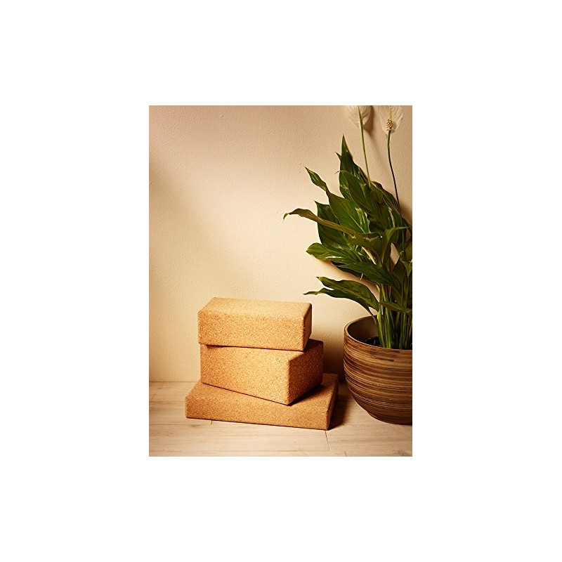 Yogamatters Cork Yoga Brick Block | Eco Friendly, Sustainable and