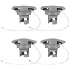 HANABASS Kayak Air Valve Caps 4Pcs Inflatable Boat Air Covers