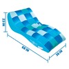 WOW Sports Inflatable Chaise Lounge, Inflatable Swimming Pool Lounge, Ergonomic