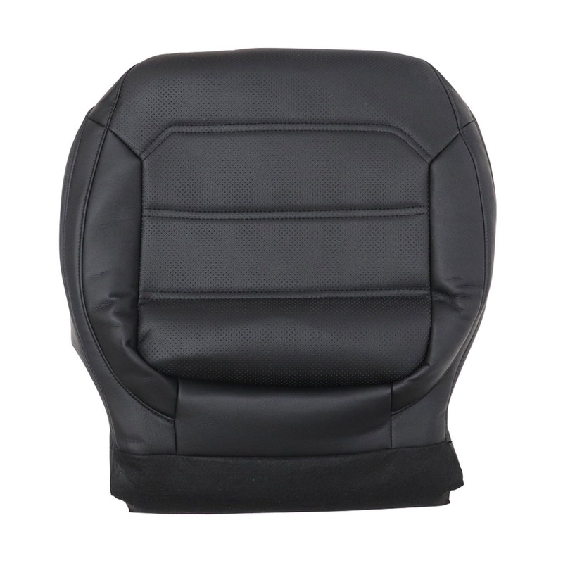 GXARTS Black Front Driver and Passenger Side Bottom Perforated Leather