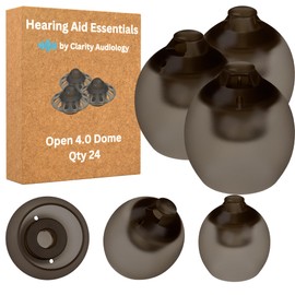 Phonak 4.0 Style Vented Domes – Vented Hearing Aid Domes – Size L (11mm = 0.43in)- Qty 24 - Phonak Hearing Aid Accessories- Phonak Hearing Aid Domes