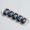 06:10AM, Blue Fragment Spawn |Retro star nail - stiletto /