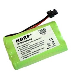 HQRP Phone Battery Compatible with Uniden TRU9460 TRU9465 TRU9466 TRU9480 TRU9485 TRU9485-2 Cordless Telephone Plus Coaster