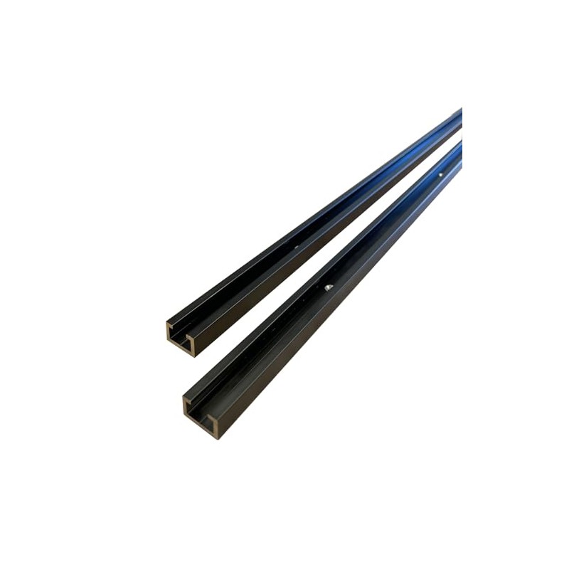 1 m Aluminium C-Profile M8 Aluminium C Profile Black Edition
