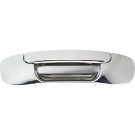 KarParts360 for Dodge Ram 1500 Tailgate Handle 2002 03 04 05 06 07 2008 | All Chrome | Plastic