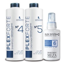 Kit Plexforte #4 Y #5 Litro + Leave In #6 120ml Plex System