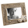 Mascagni Casa 13 x 18 cm Wooden Photo Frame with Decorations, White