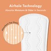 Rael Panty Liners for Women, Organic Cotton Cover - Daily