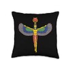 Egyptian Goddess Winged Isis The Goddess of Magic Throw Pillow