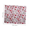 SAFIGLE Vinyl Christmas Tablecloth Square Xmas Decor Holiday Table Cover