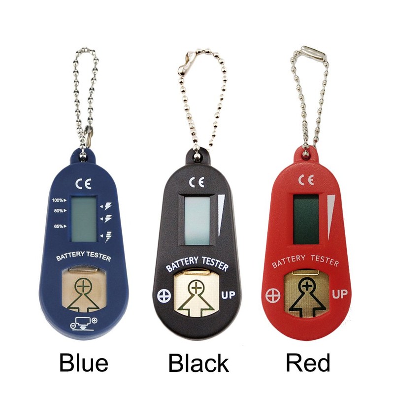 Hearing Aid Battery Testers with Spare Battery Storage Compartment (Black)