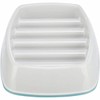 Trixie Slow Feeding Feeder, Plastic, Grey, 250ml/21x14cm, Automatic, Portion Control,