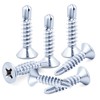 150pcs 4.2x19 mm Self Tapping Screws Self Drilling Screws Countersunk