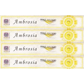 Berk HS-100-P4-12 Incense Sticks, 4x, 8x, or 12x Ambrosia (Pack of 4)
