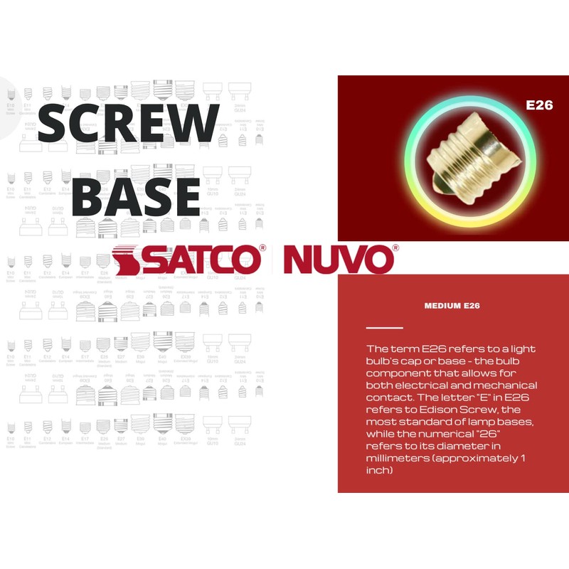 Satco 25W T10 Tubular Bulb - Medium Base - Frosted