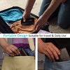 Travel Pill Organizer Large Portable Moisture Proof Vitamin Case, Fullicon