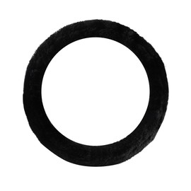 GXT Fuzzy Steering Wheel Cover, Men's and Women's Fashion Universal 15-inch Steering Wheel(Black)