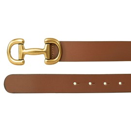 Lucky Brand Women's Leather Bold Fashion Statement Belts, Equestrian-Tan, Medium