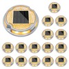 VOLISUN Solar Driveway Deck Lights Dock Marine Lights,16 Pack Solar