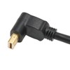 DP Female to Mini DP Male Cable Double Hole Lockable