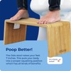 Squatty Potty Oslo Folding Bamboo Toilet Stool – 7 Inches,