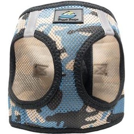 Choke Free Dog Harness Camouflage Collection - Blue Camo (Medium)