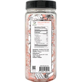 Soeos Himalayan Pink Salt 20oz (1.25lb), Non-GMO, Kosher, Course Grain, Nutrient and Mineral Dense for Health, Gourmet Pure Crystal Pink Salt, Pink Salt for Grinder, Pink Sea Salt, Himalayan Salt