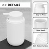 TOOZFO Soap Liquid Dispenser Ceramic with Easy-to-Press Pump Hand Liquid