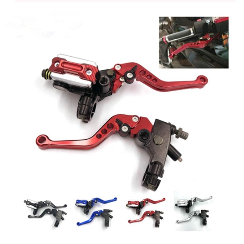 LisylineAuto Universal Motorcycle Brake Levers 7/8" 22mm Handlebar Brake Master