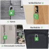 Anweller Smart Lock with Bluetooth, Fingerprint Lock, Padlock, Fingerprint, Small