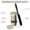 Complete Sourdough Starter Kit with Banneton Proofing Basket & Dough