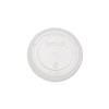 SOLO 662TSPK Straw-Slot Cold Cup Lids, 9oz-20oz Cups, Clear, 100/Pack