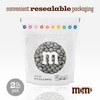 M&M’S WORLD Silver Milk Chocolate Candy Bulk - 2lbs Resealable