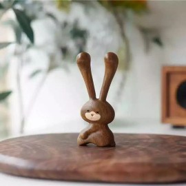 Auerlsroom 아우얼스룸 11번가 도구 우드괄사 모양 마사지 우드 괄사 토끼 마사지기 Auerlume 11th Street Tool Wooden Gua Sha Massage Tool Rabbit Massage
