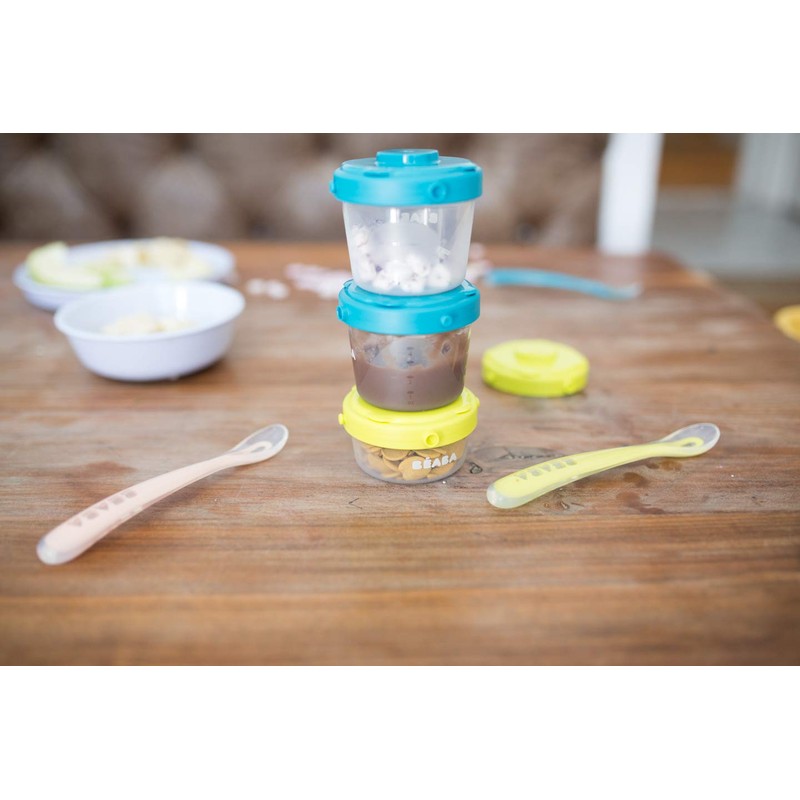 BÉABA - Set of 6 Baby Food Storage Container -